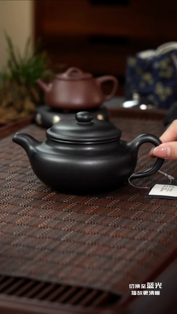 茶壶紫砂大仿古-龙血砂-捂灰-320cc