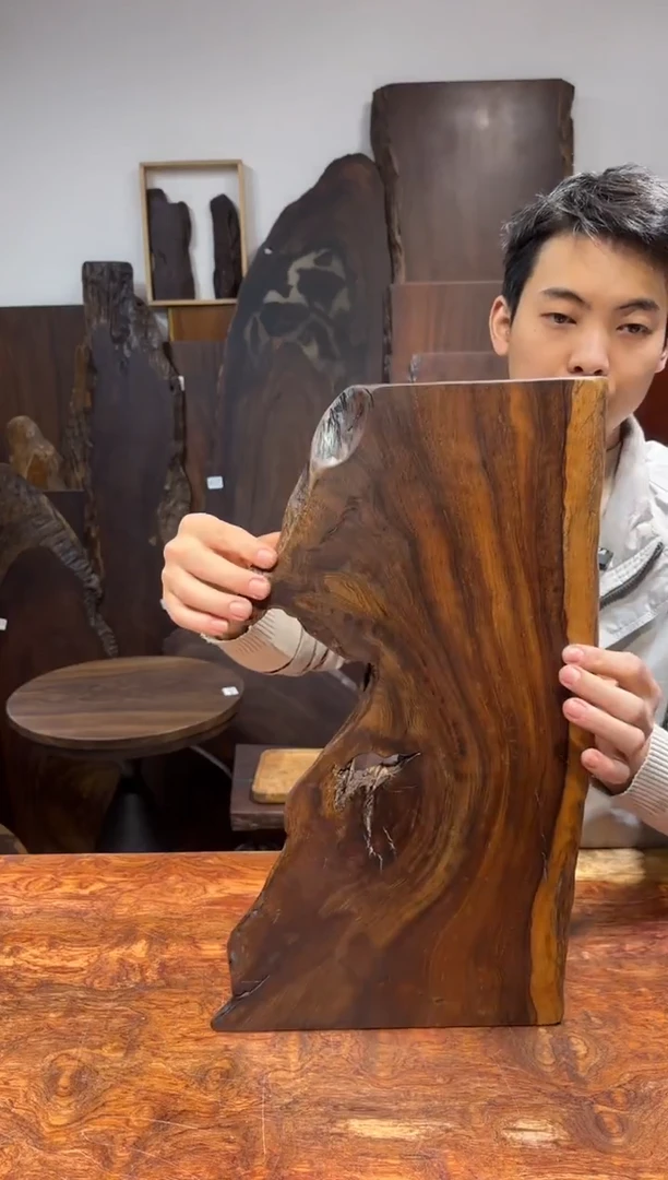 风车木（黑檀木）尺寸50*23*2编号023