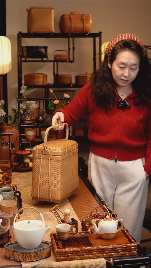 提箱非遗竹编