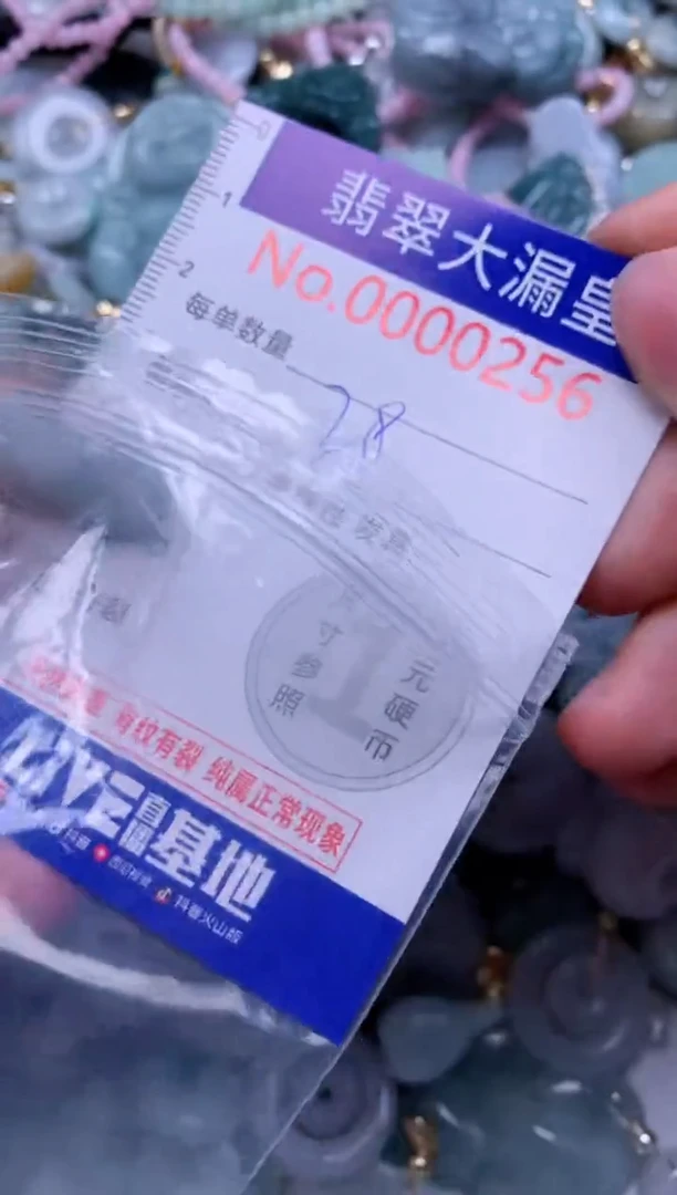 翡翠未镶嵌吊坠(不含链)0256