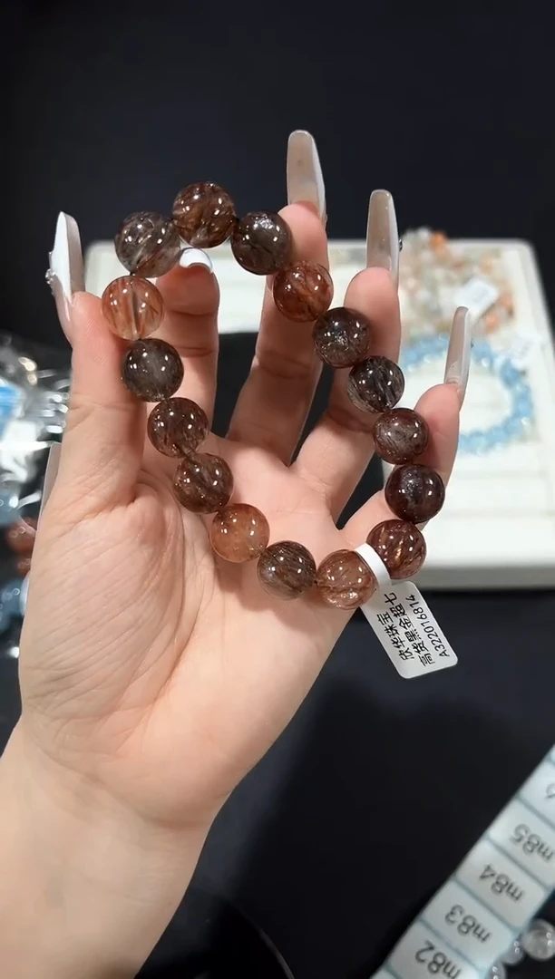 未镶嵌手串水晶80m多样性发其一【1条】默认微瑕13mm