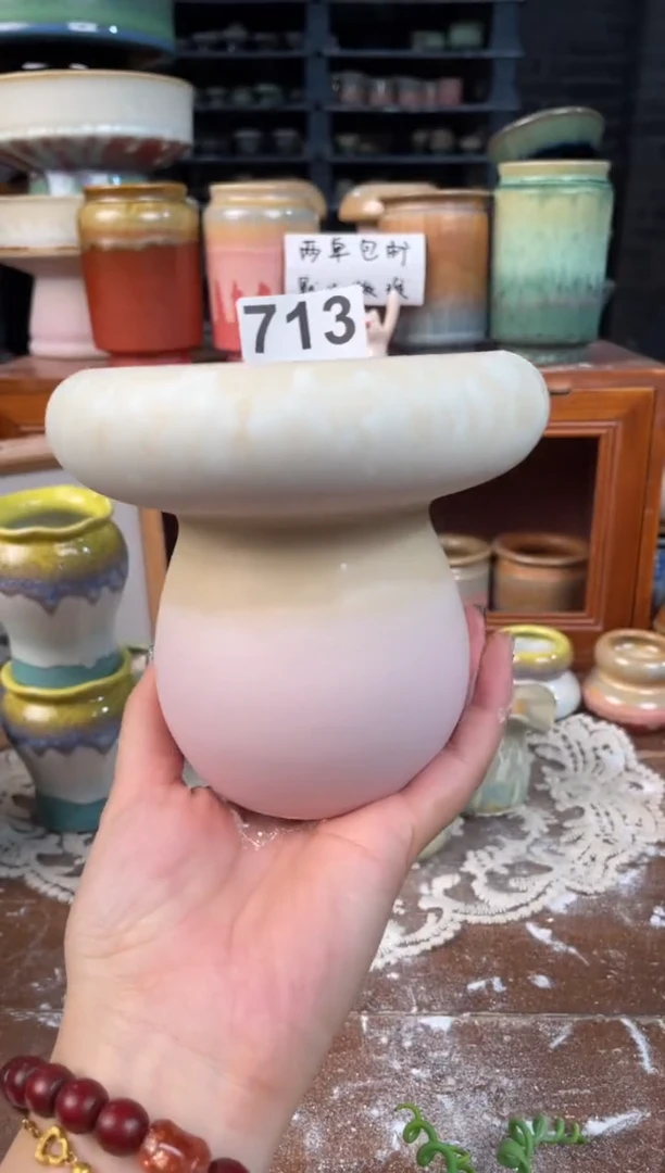 瓷片713知木小芳花盆编号