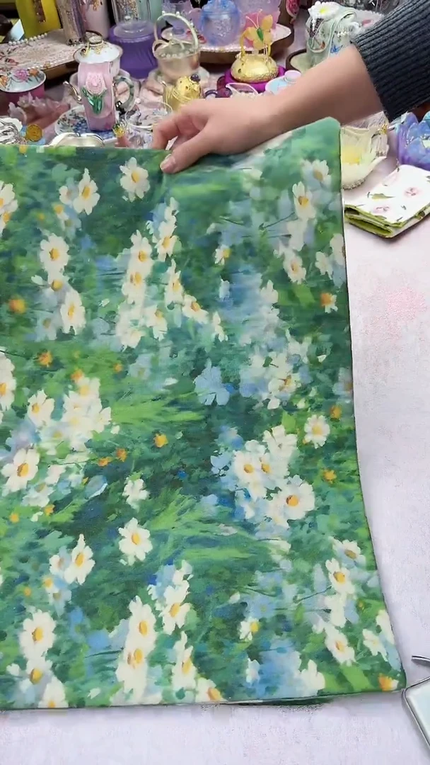 111小雏菊油画茶席