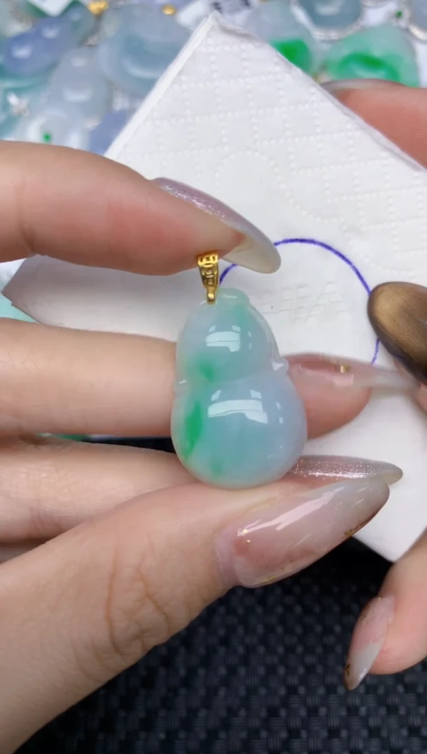 颈饰未镶嵌翡翠天然缅甸翡翠a货百元以上9元证书费自理