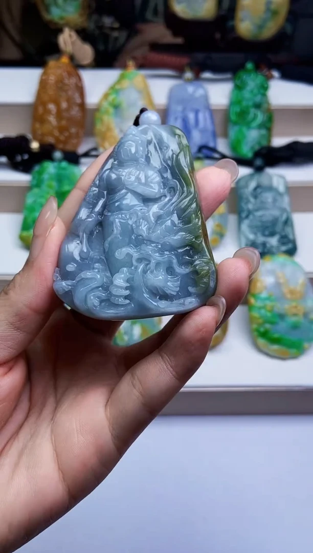 颈饰未镶嵌翡翠翡翠A货