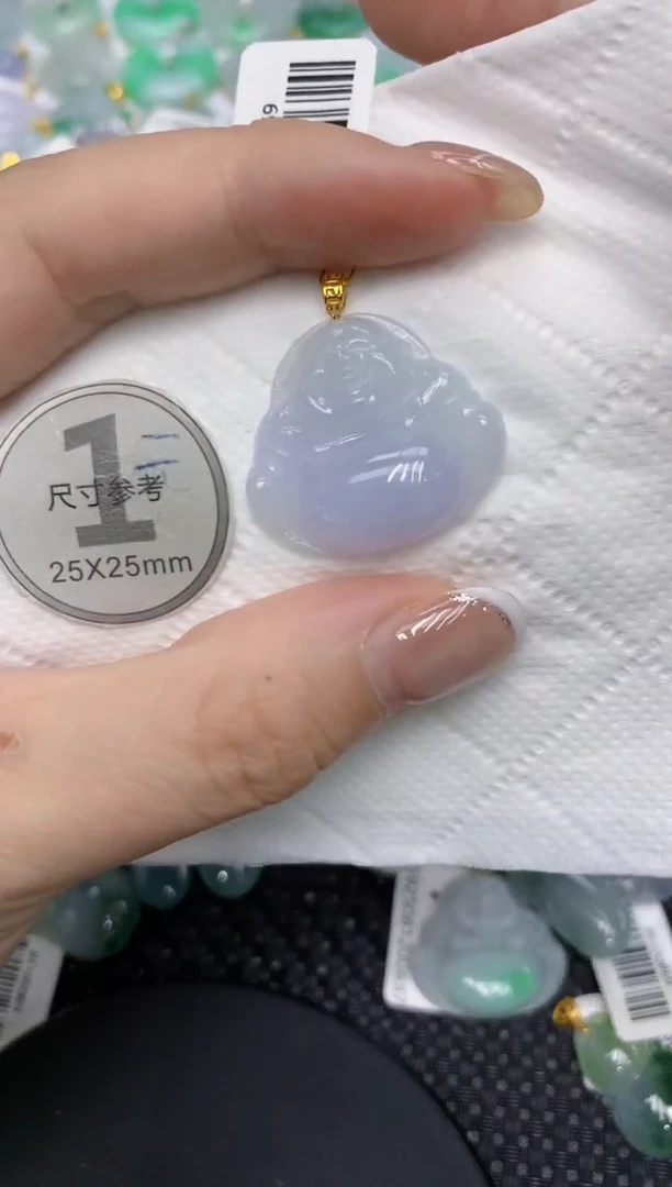 颈饰18K金镶嵌翡翠11111111