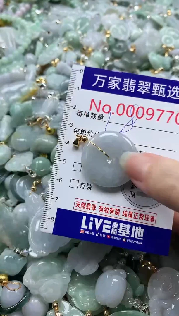 吊坠(不含链)未镶嵌翡翠9770