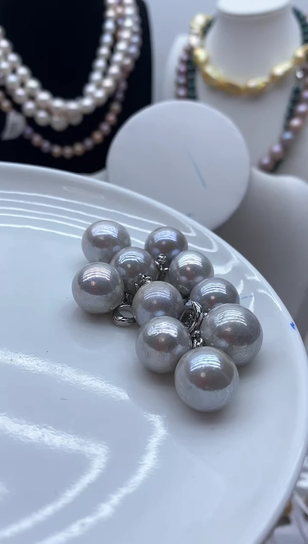 【闪购商品】淡水珍珠颈饰钛钢128