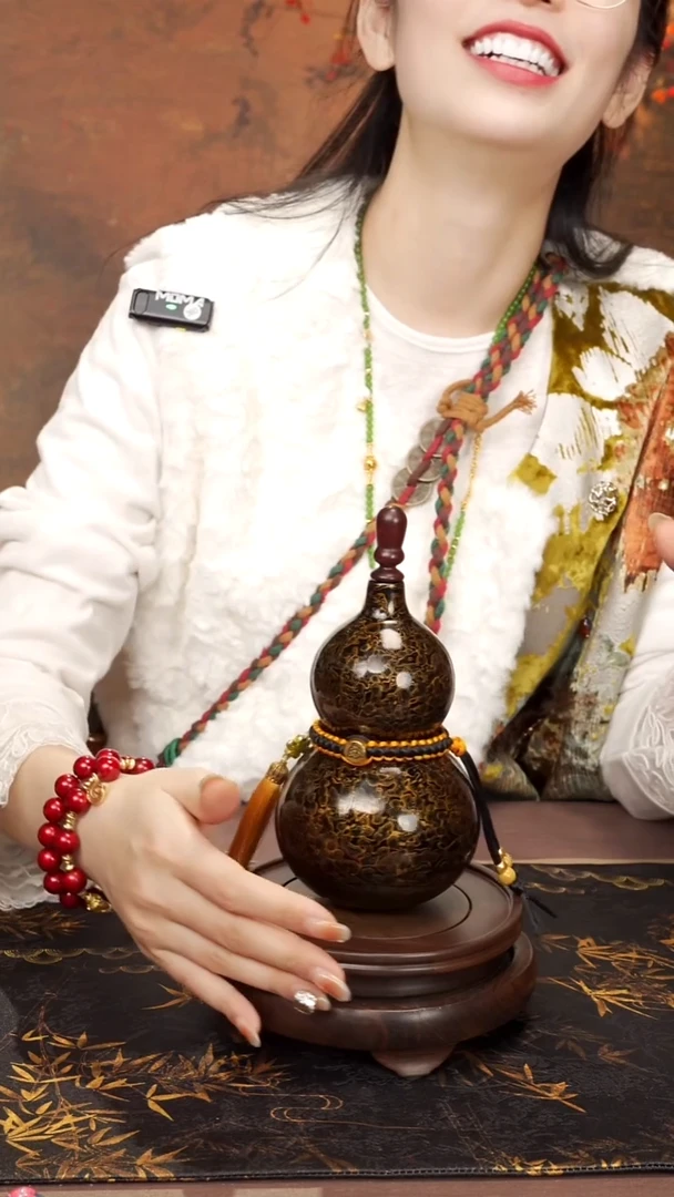 小**?85--精品大漆酒葫芦-----1300