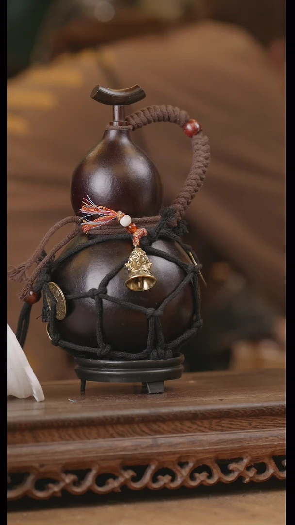 【闪购商品】236号精品天然大漆工艺防渗内胆酒葫芦~