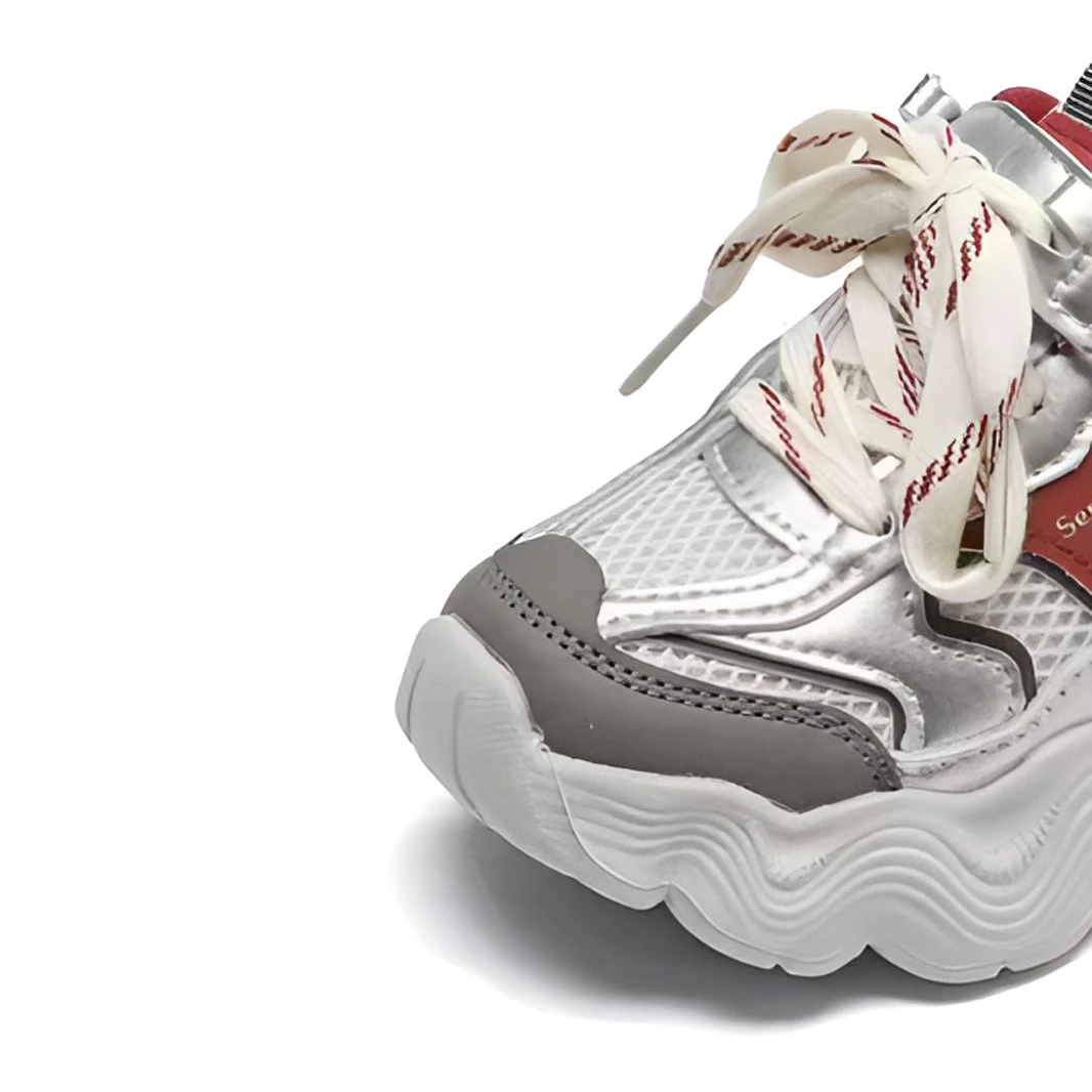 0004春秋季老爹鞋网面透气防滑吸汗软底时尚轻底鞋儿童鞋F-13