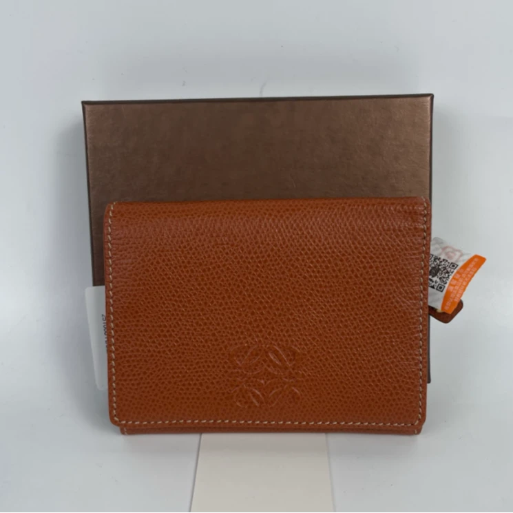 95新 LOEWE/罗意威 罗意威钱包10cm棕色