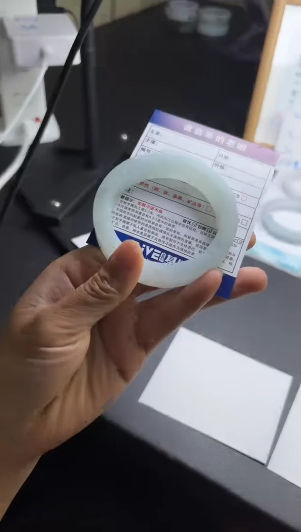 未镶嵌手镯定制翡翠久**心定制手镯不退不换