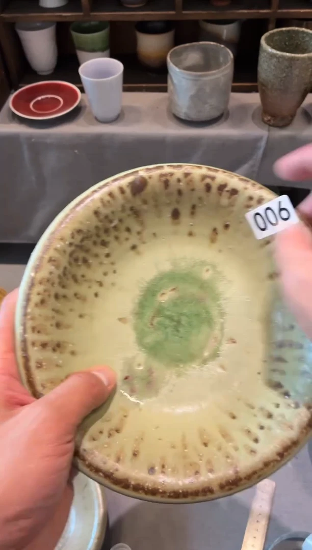 瓷片三**️06 微瑕粗陶盘1个
