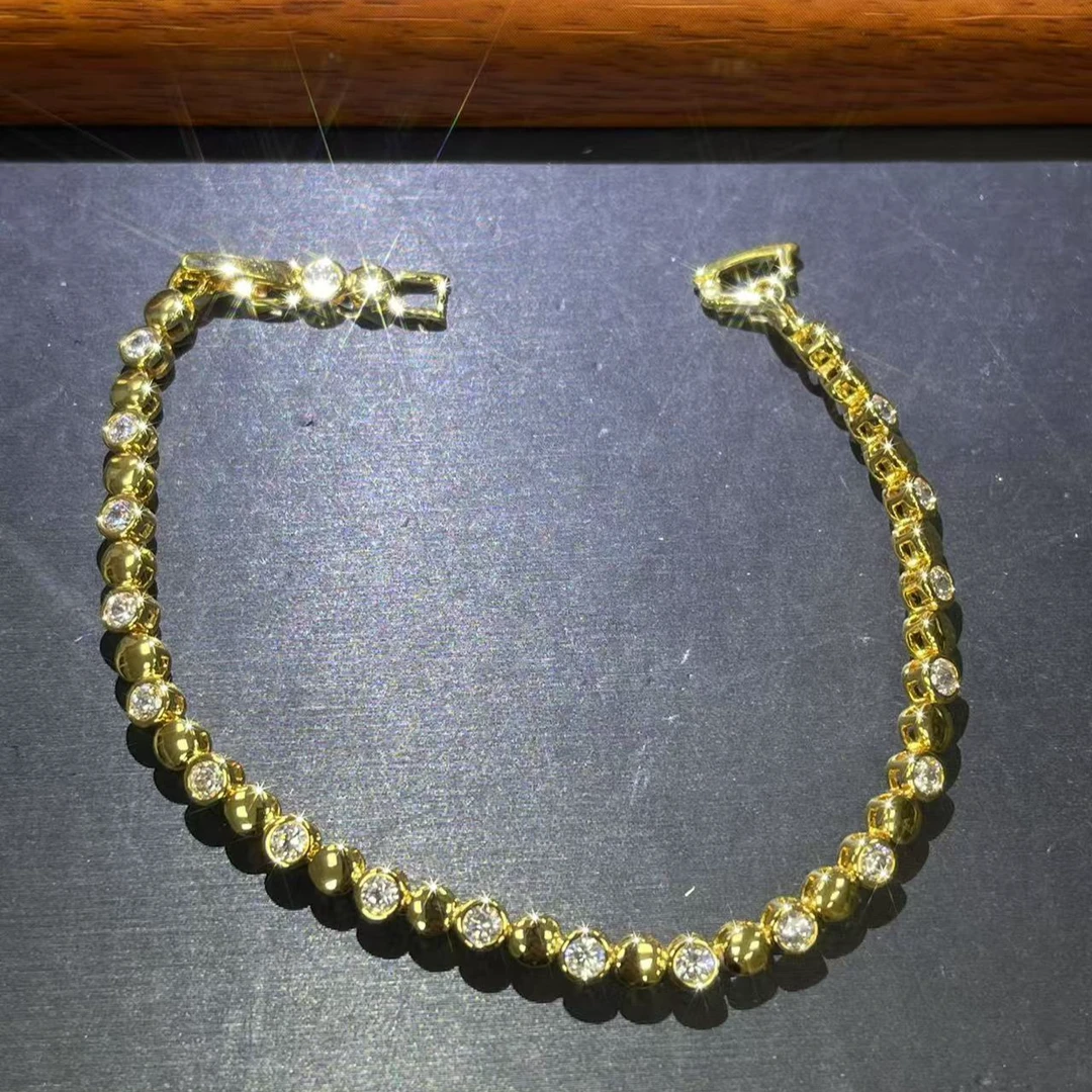 s8067黄色气泡圆点手链多样性发货