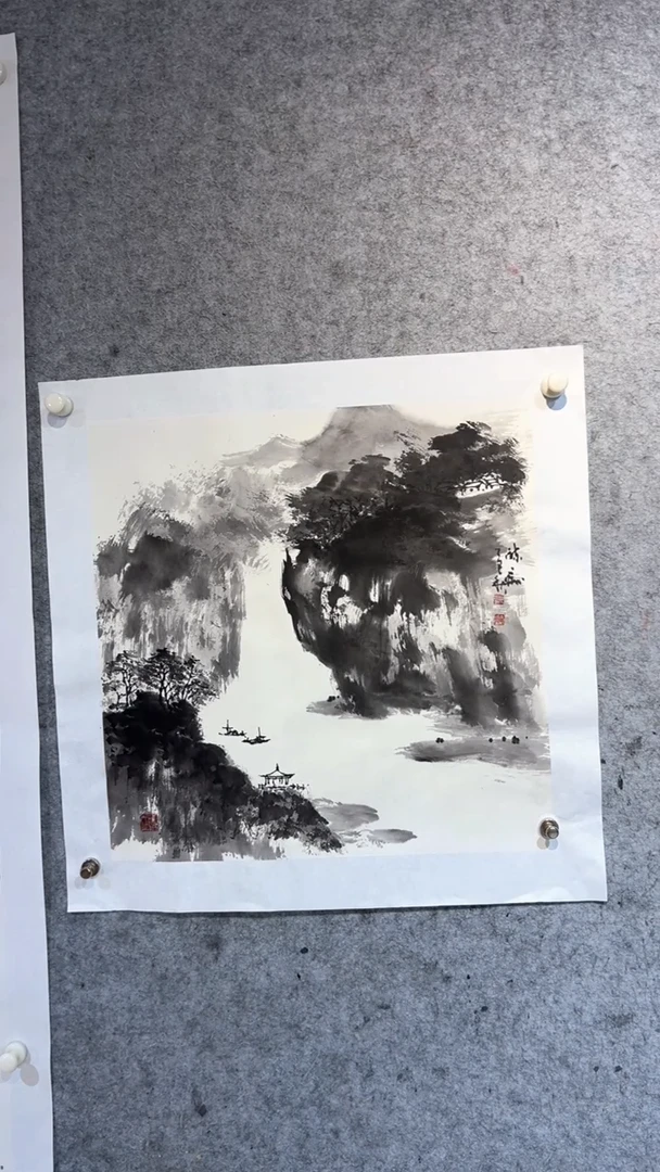 国画澹*张自学水墨国画101