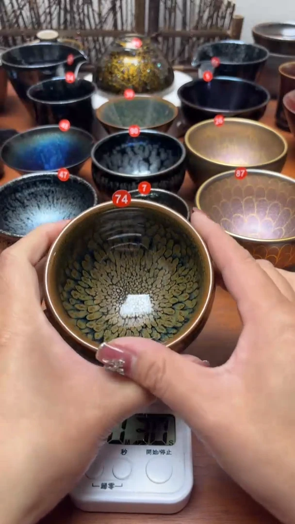 【闪购商品】茶盏74建盏工匠茶器