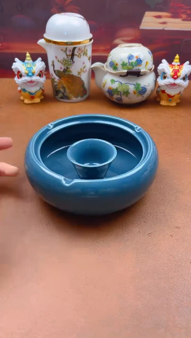 陶瓷茶具摆件旅行套组