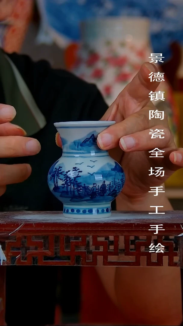 摆件景德镇陶瓷 全场手工手绘