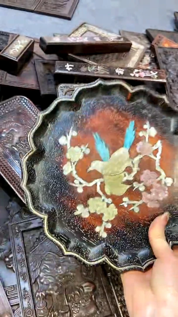 【闪购商品】木紫檀雕刻一物一拍以直播间为准