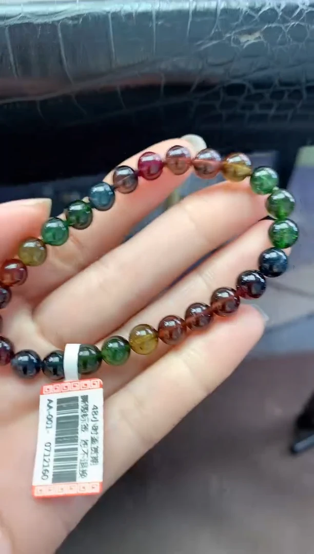未镶嵌手串碧玺多样性发一条