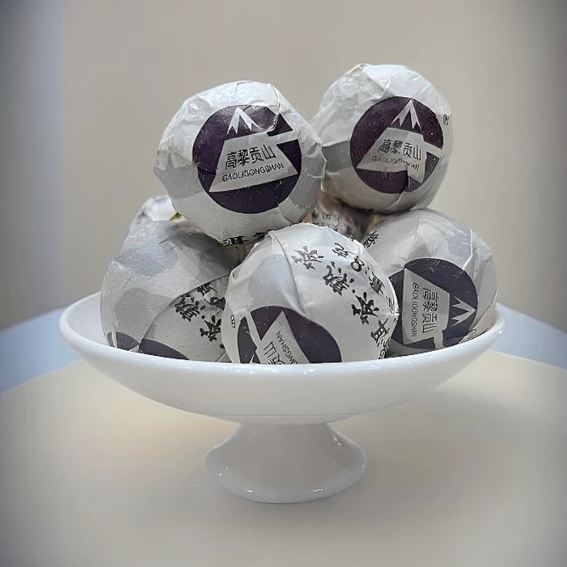 高黎贡山 2022年款 古树普洱茶 熟茶龙珠 8克*1