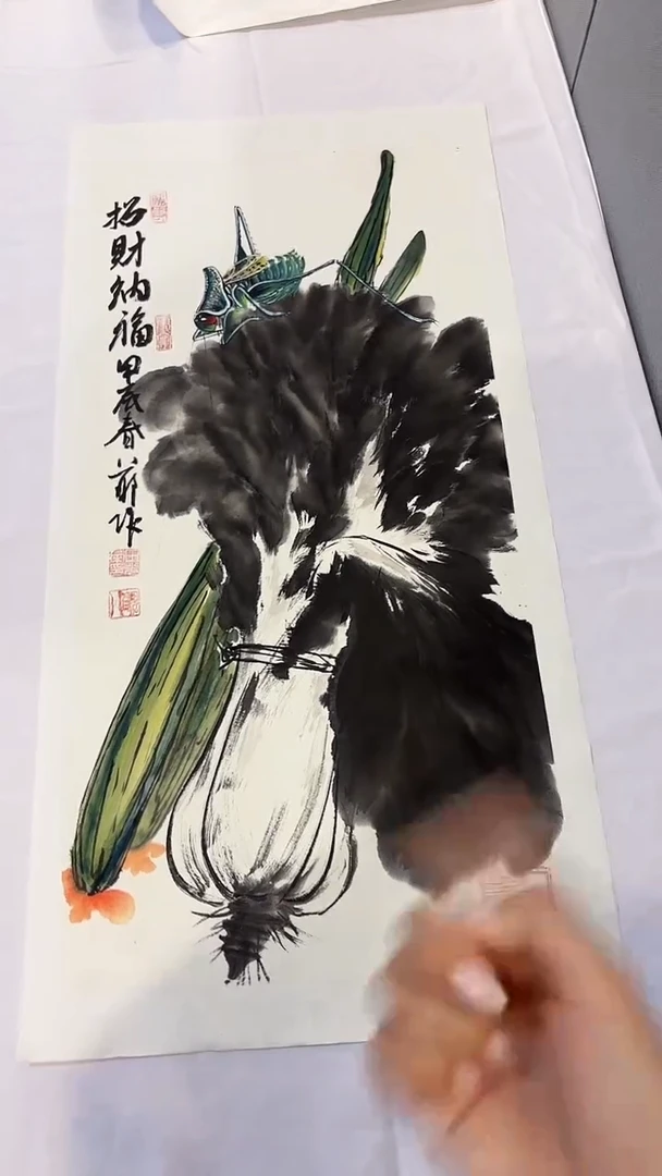 国画田老师绘画作品