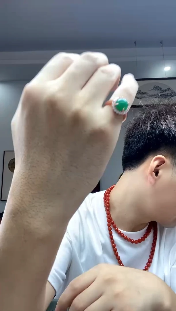 玛瑙/玉髓颈饰未镶嵌戒指