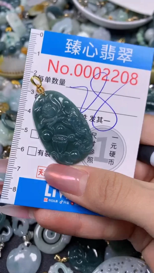 【闪购商品】翡翠颈饰未镶嵌含绳0002208