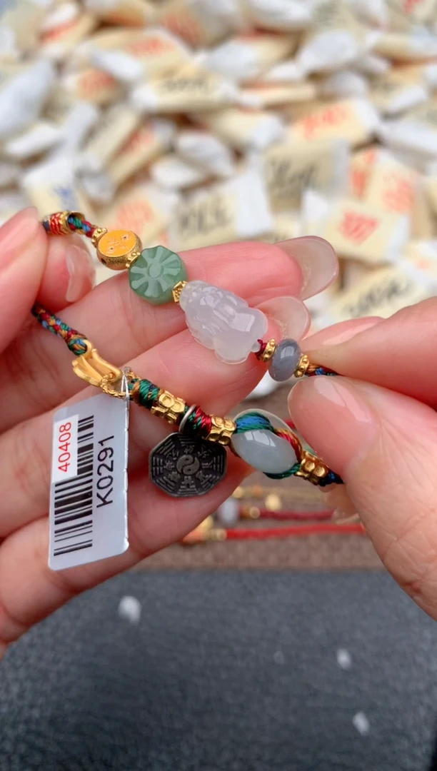 银S925镶嵌挂件翡翠一