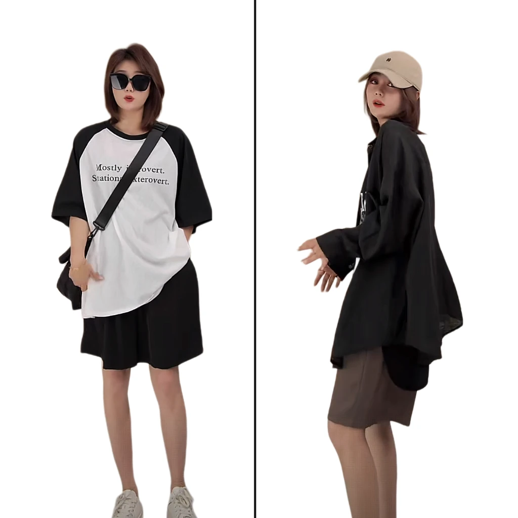 小韩日记【慵懒短裤】西服短裤休闲裤百搭夏季宽松纯色松紧腰513