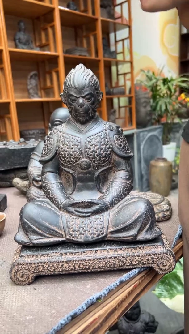 陶土大悟空+小江枫底座