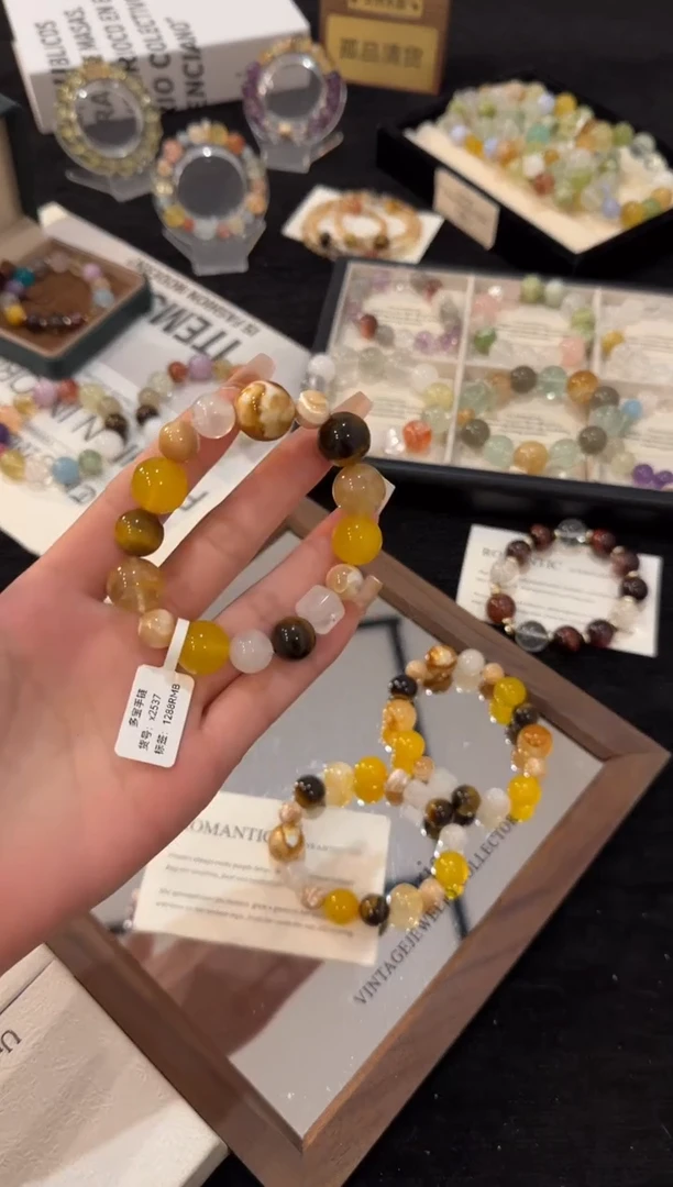 合金手链水晶秋日暖阳x2537