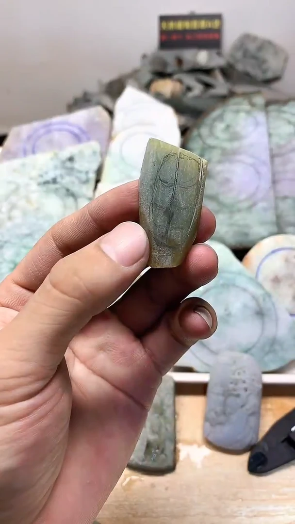 裸石翡翠天然缅甸翡翠A货53