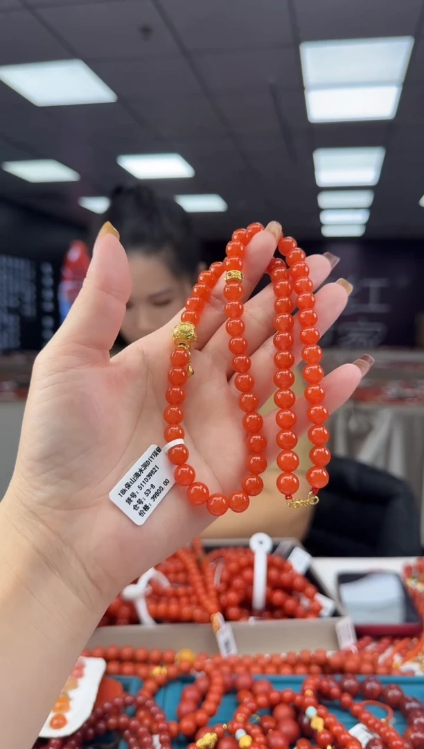 未镶嵌珠串南红玛瑙多样发其一/9220019404888