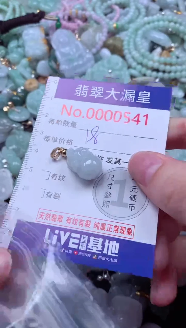 吊坠(不含链)未镶嵌翡翠541