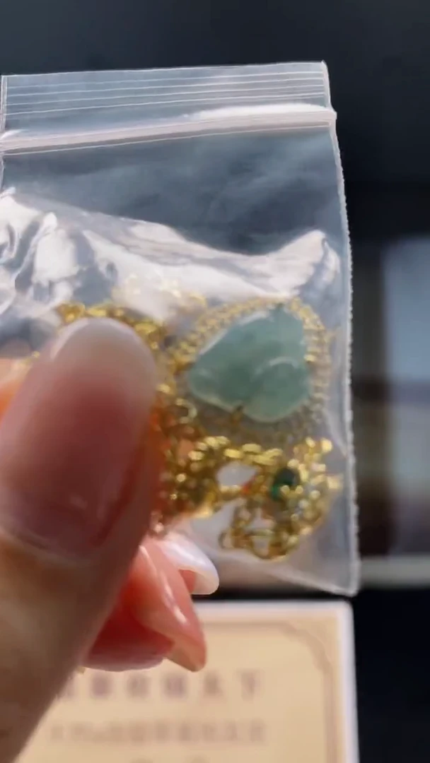 翡翠未镶嵌颈饰********6