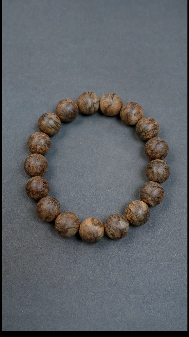 沉香手串13mm文莱鹧鸪斑16.25g