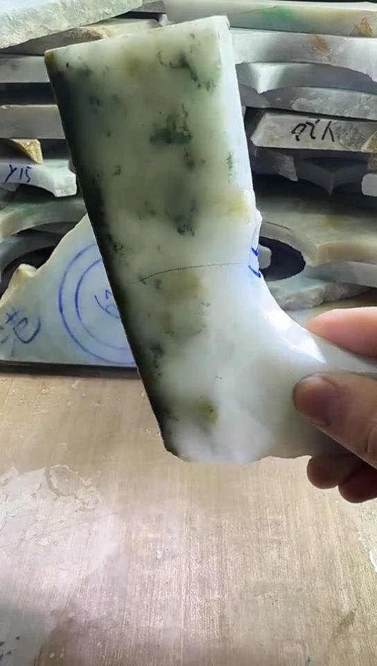 裸石翡翠天然翡翠A货花454