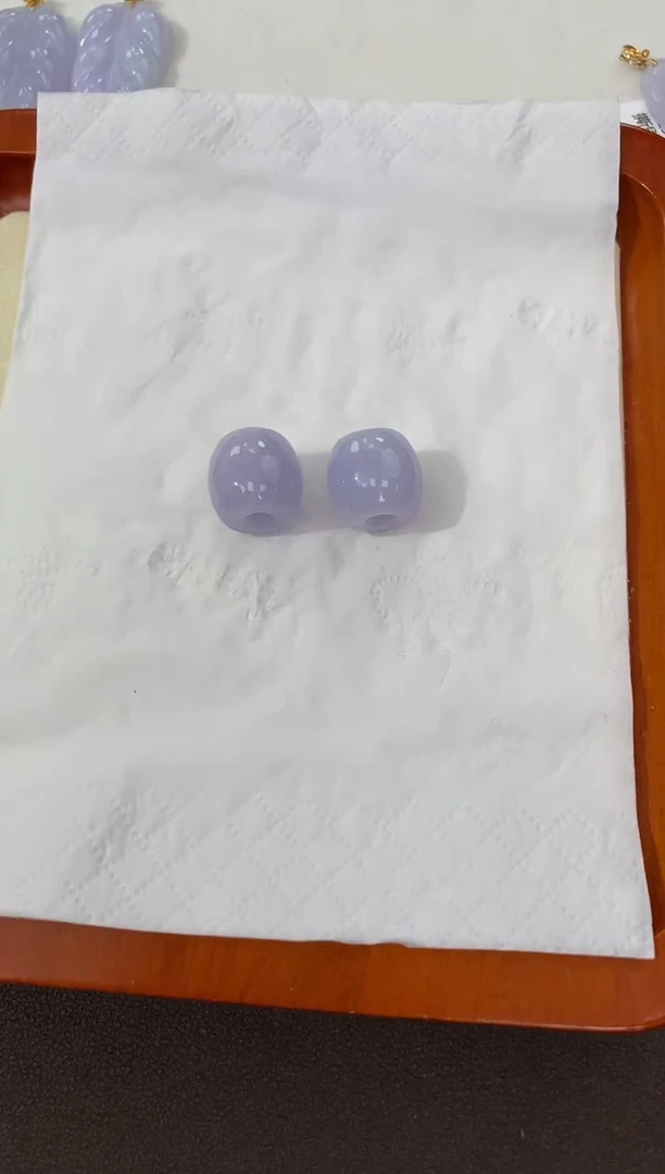 翡翠未镶嵌颈饰天然缅甸a货淡紫路路通多样性发其一