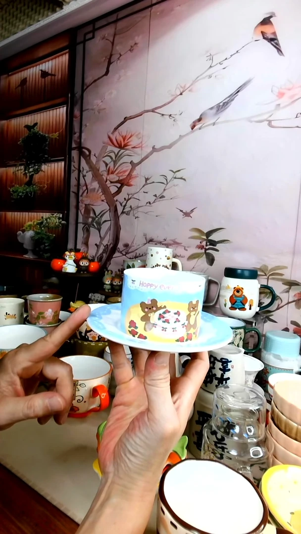 【茶瓷物语闪购福利】小熊咖啡杯