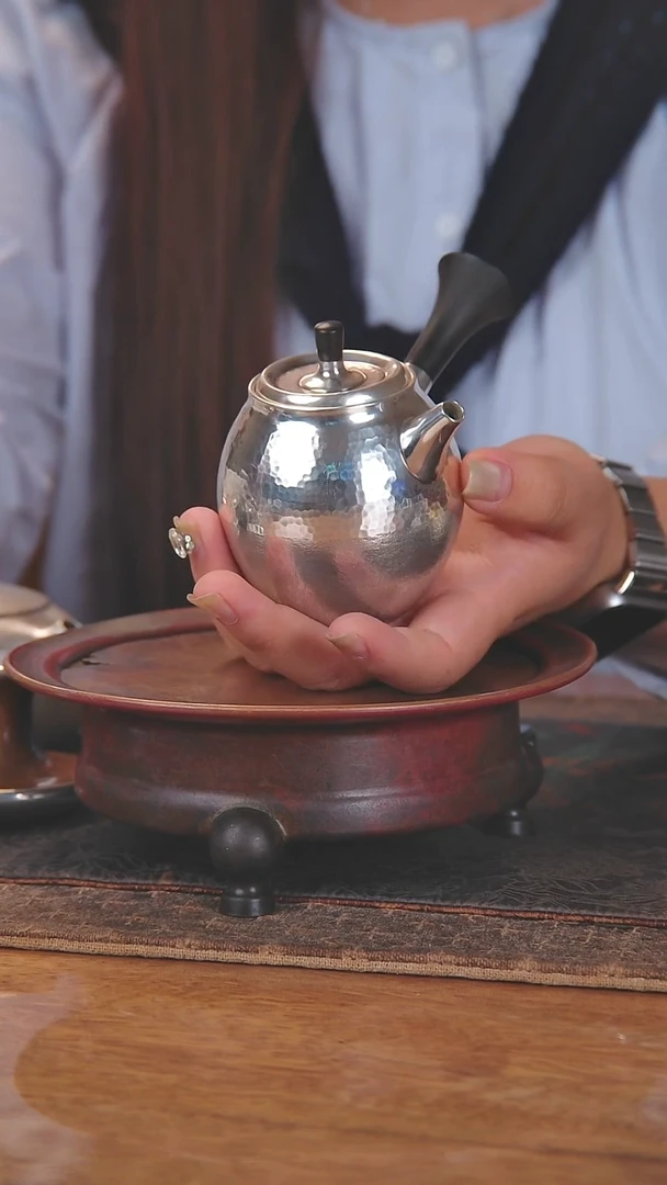 盛唐工坊 足银999 手工泡茶壶