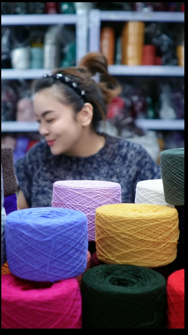 羊绒欢姐手编线D842