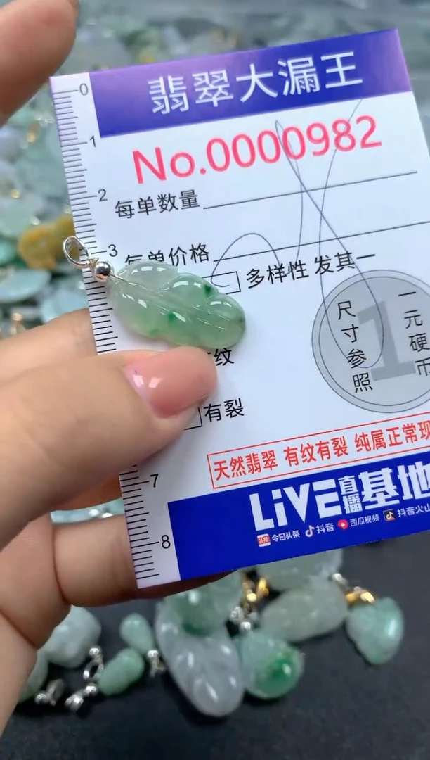 颈饰未镶嵌翡翠982
