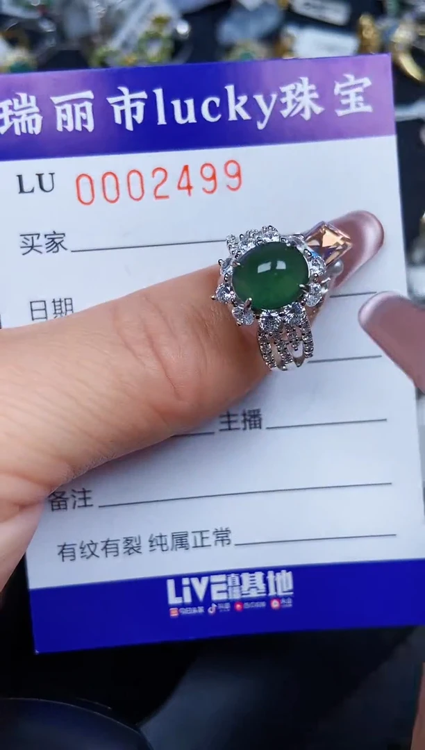 翡翠银S925镶嵌颈饰2499