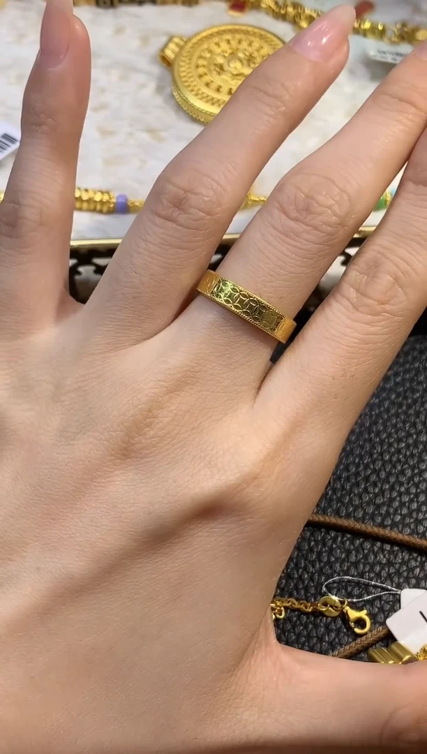 定制足金戒指/指环A72 多样性发一件（13-20圈口）