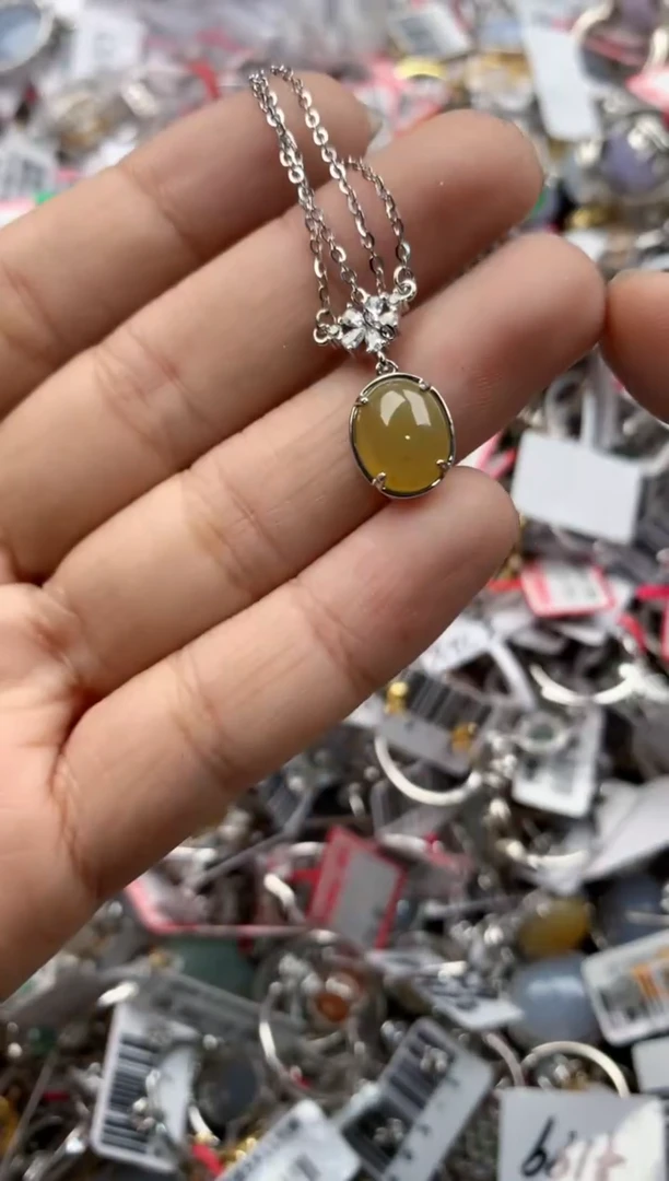 银S925镶嵌戒指翡翠777   5