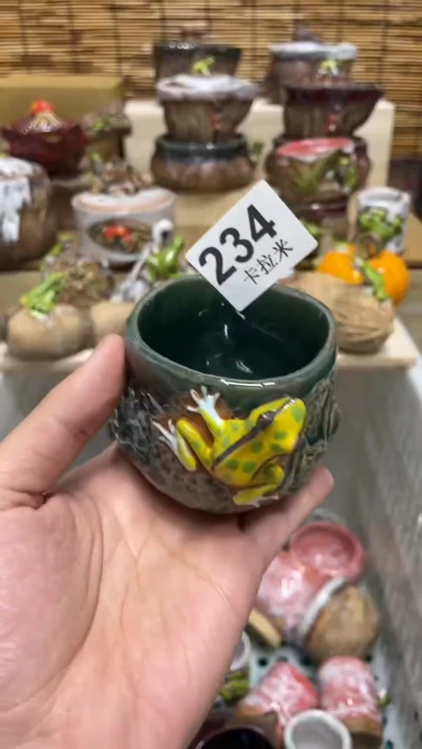 老*长234精美粗陶手工柴烧