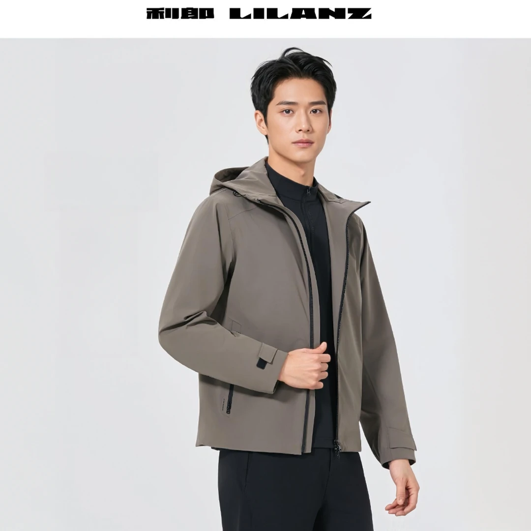 【秋季新款外套】户外冲锋衣服高级感气场夹克登山爆款利郎官方正品