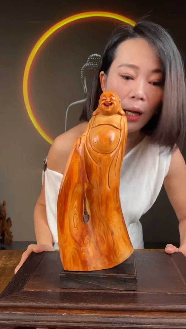 柏木（崖柏）手工摆件,先抢先得! 编号:34
